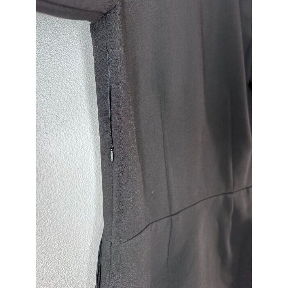 THE KOOPLES Short Black Crossover Long Sleeve Dress S Preppy Cocktail Career - Picture 9 of 10